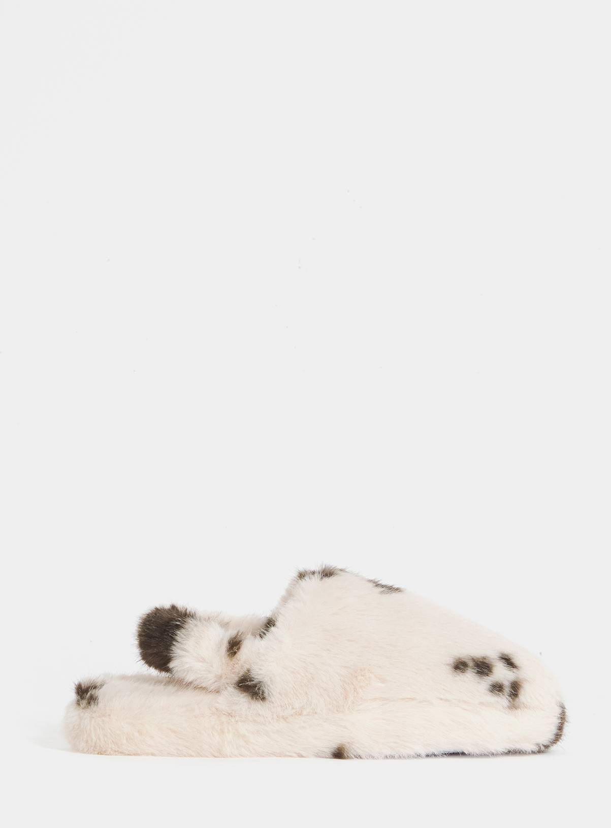 SIMPLY BE Fluffy Slingback Slippers Wide Fit 4 - Image 2